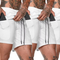 KIT CON 3 Shorts Masculinos 2 en 1 - POWERFLEX™
