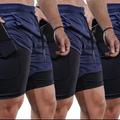 KIT CON 3 Shorts Masculinos 2 en 1 - POWERFLEX™