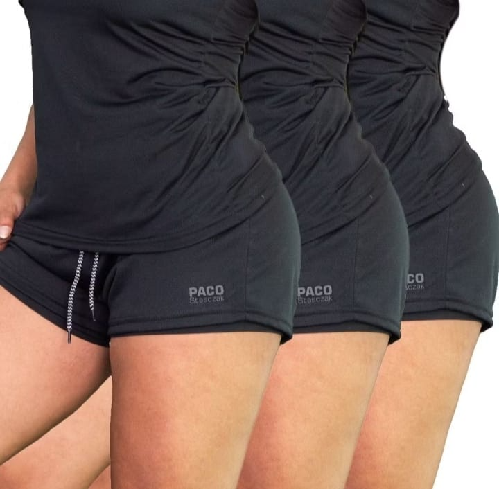 KIT CON 3 Shorts Paco Femeninos 2 en 1 - POWERFLEX™